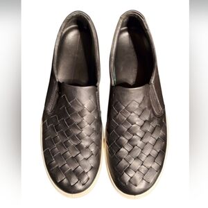 ECCO Women's Soft 7 Woven Leather Slip-On Sneakers.Size 9
